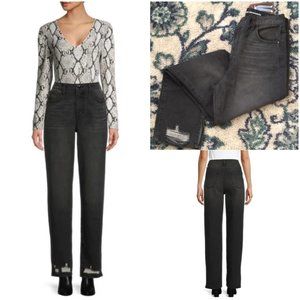 Nwt Black Jeans Sz 13 Super High Rise Straight Leg Pants